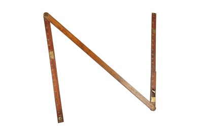 Lot 236 - A WWI MAHOGANY SURVEYOR'S LEVEL BY SMITH, DAY AND CO.