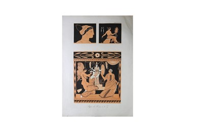 Lot 1701 - Miscellaneous prints.- Piringer (Benedict, engraver) Seven aquatints from ‘Collection Des Vases Grecs’