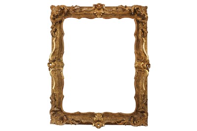 Lot 201 - A LATE 17TH CENTURY ENGLISH CARVED, PIERCED AND GILDED SWEPT AURICULAR, 'SUNDERLAND' FRAME