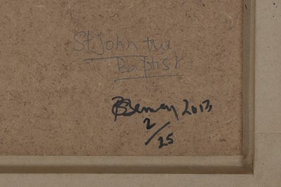 Lot 66 - PAUL BENNEY (BRITISH, B.1959): ST JOHN THE BAPTIST NO 2, SILVER LEAF GICLEE