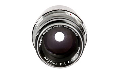 Lot 296 - An Uncommon Nikon 13.5cm f/3.5 Nikkor-Q Auto Pre-Ai Lens