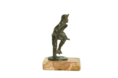 Lot 363 - SIEGFRIED RUDOLF PUCHTA (CANADIAN, B. 1933): A SMALL BRONZE FIGURE OF A SHAMAN