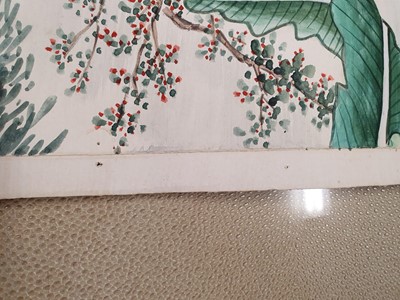 Lot 99 - A SET OF FOUR CHINESE PAINTINGS OF LADIES.