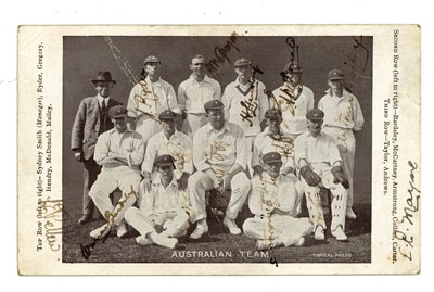 Lot 1347 - Australian Cricket Test Team 1921
