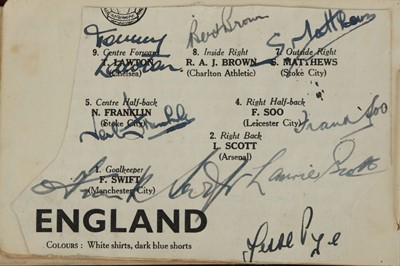 Lot 1348 - Autograph Album.- Olympics, Boxing, Cricket, Football
