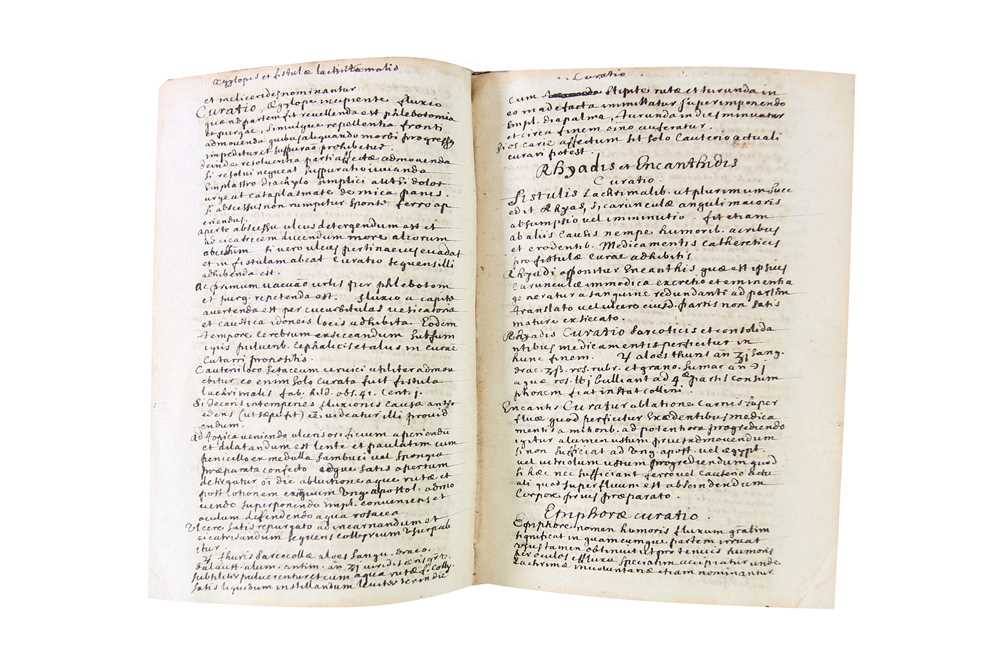 Lot 1583 - Medical/Herbal Mss.- De Methodo Generali Medendi, [c.1680?].
