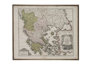 Lot 1640 - Greece & The Balkans.- Lotter (Tobias Conrad) & Vindel (August) Graecia Nova, 1760