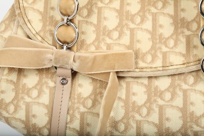 Lot 214 - Christian Dior Beige Diorissimo Romantic Trotter Bag