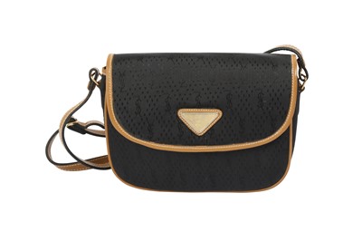 Lot 352 - Yves Saint Laurent Black Monogram Shoulder Bag