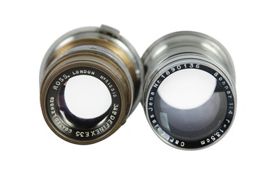 Lot 302 - A Pair of Zeiss Ikon Contax Lenses