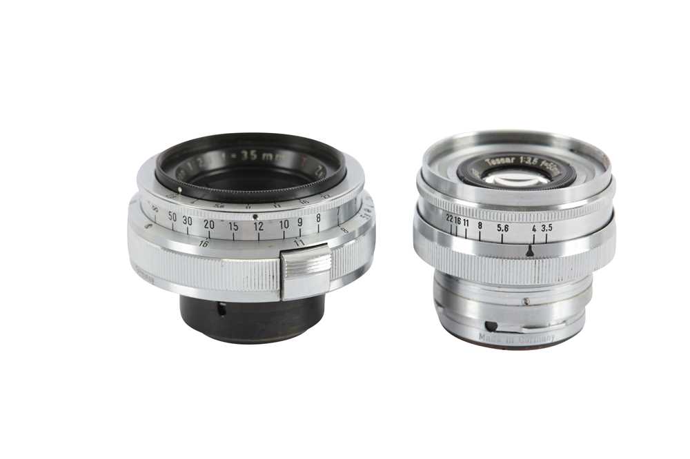 Lot 303 - A Pair of Zeiss-Opton Contax Lenses