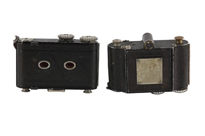 Lot 208 - A Pair of Voigtlander Perkeo 3x4 Folding Cameras