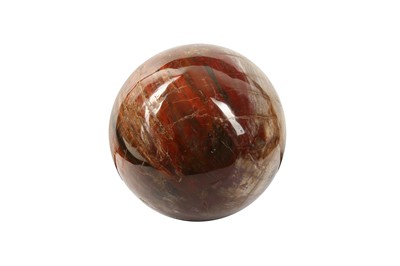 Lot 292 - A PETRIFIED WOOD SPHERE