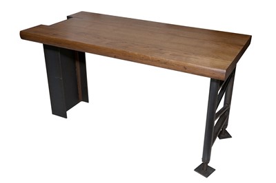 Lot 64 - GUS PEREZ, A CONTEMPORARY INDUSTRIAL STYLE DESK