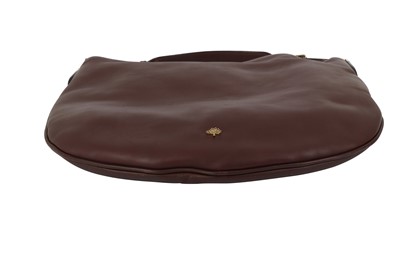 Lot 395 - MULBERRY BURGUNDY HOBO SHOULDER BAG