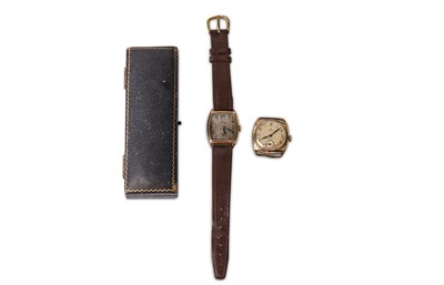 Lot 255 - OMEGA AND BENSON LONDON WRISTWATCHES.