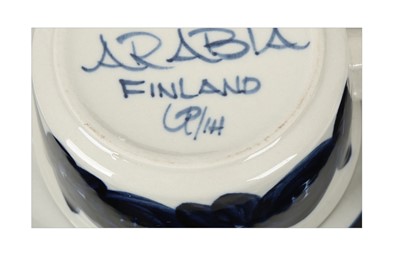 Lot 167 - ARABIA, FINLAND, A PART DINNER AND COFFEE SET