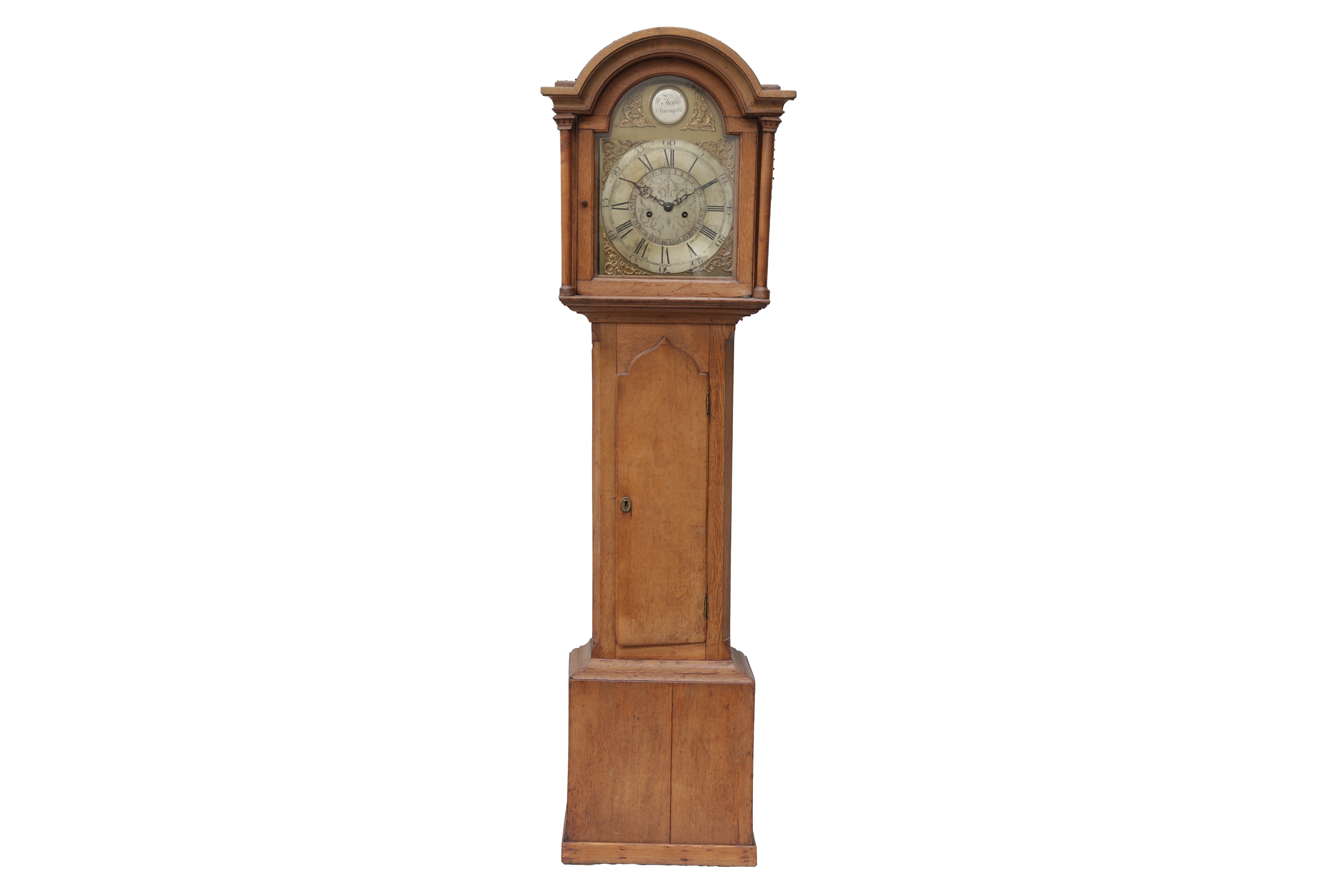 Lot 439 A George Iii Oak Longcase Clock