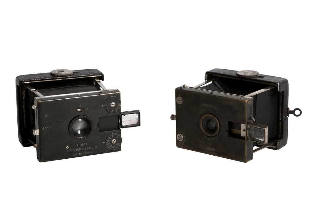 Lot 186 - A Pair of C.P Goerz Tenax Strut Folding Cameras