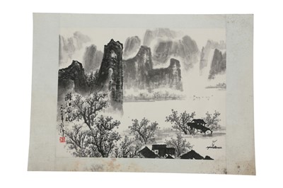 Lot 211 - HUANG BINHONG (follower of, 1865-1955); PENG PEI.