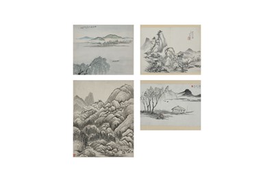 Lot 212 - XUAN DING (1832 – 1880); WU YEXIANG (1848 – 1903); WANG RONG (1896 – 1972); WANG YUN (1816 – ?).