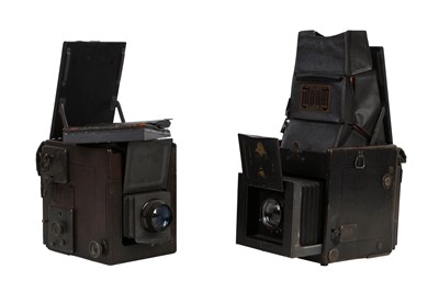 Lot 20 - A Pair of Revolving Back Graflex Cameras