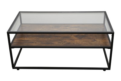 Lot 61 - A CONTEMPORARY COFFEE TABLE