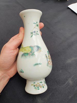 Lot 63 - A CHINESE FAMILLE ROSE 'LOVERS' VASE.