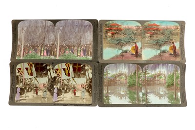 Lot 396 - Underwood & Underwood Stereocards, Japan interest, c.1860s