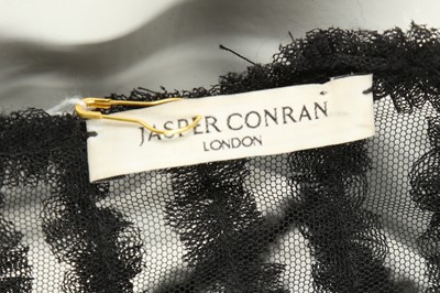 Lot 424 - Jasper Conran Couture Black Theatrical Skirt Suit