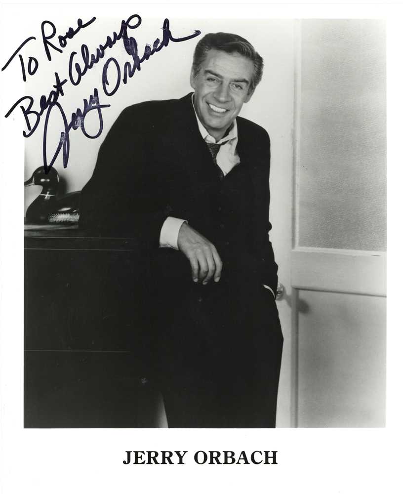 Lot 406 - Orbach (Jerry)