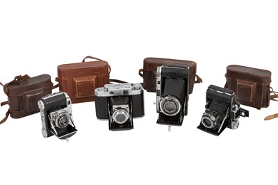 Lot 187 - A Selection of Folding Cameras