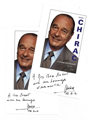 Lot 412 - Chirac (Jacques)