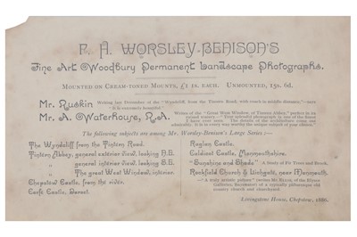 Lot 376 - F.H. Worsley-Benison (XIX-XX)