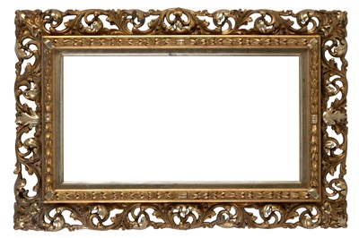 Lot 556 - FLORENTINE STYLE CARVED AND COMPOSITION FRAME