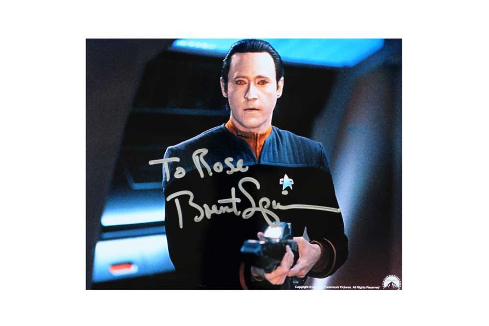 Lot 336 - Star trek.- Brent Spiner