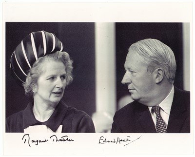 Lot 1283 - Thatcher (Margaret) & Edward Heath