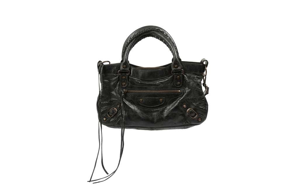 Lot 408 - Balenciaga Black Motorcycle First Bag