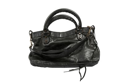 Lot 408 - Balenciaga Black Motorcycle First Bag