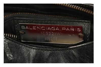 Lot 408 - Balenciaga Black Motorcycle First Bag