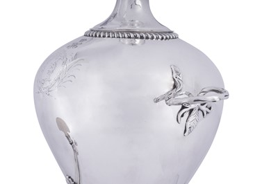 Lot 522 - An early George III silver tea urn, London circa 1760 by Charles Wright and Thomas Whipham