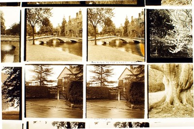 Lot 242 - A Customised French 'RF' Stereo Viewer & Glass Slides, inc Brough Superior Motorcycle, Alvis Car etc