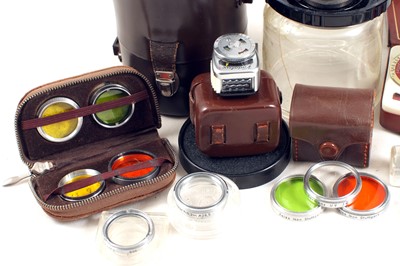 Lot 261 - Collection of Zeiss Ikon Contaflex Lenses & Accessories.
