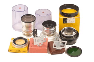 Lot 262 - Group of Kodak Retina Lenses & Accessories.