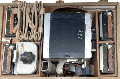 Lot 181 - RARE WWII Japanese SK-100 Aerial Camera Outfit #331.