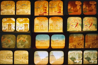 Lot 423 - Group of Tissue Type Stereo Cards inc London & a Diableries Style View.