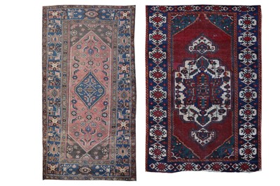 Lot 427 - A HAMADAN RUG AND A BAKHTIARI RUG