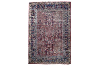 Lot 435 - AN ANTIQUE TABRIZ RUG, NORT-WEST PERSIA