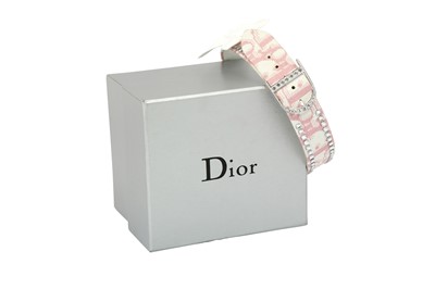 Lot 34 - Christian Dior Pink Diorissimo Embellished Choker