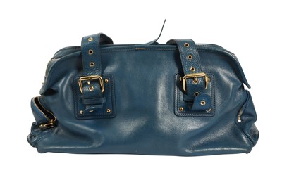 Lot 654 - Marc Jacobs Marine Blue Shoulder Bag